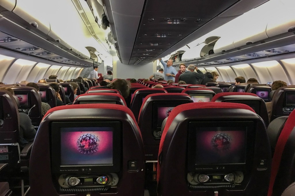 USA Day 1 part 2: After lessons learned I was glad to be in my Virgin Atlantic&nbsp;seat