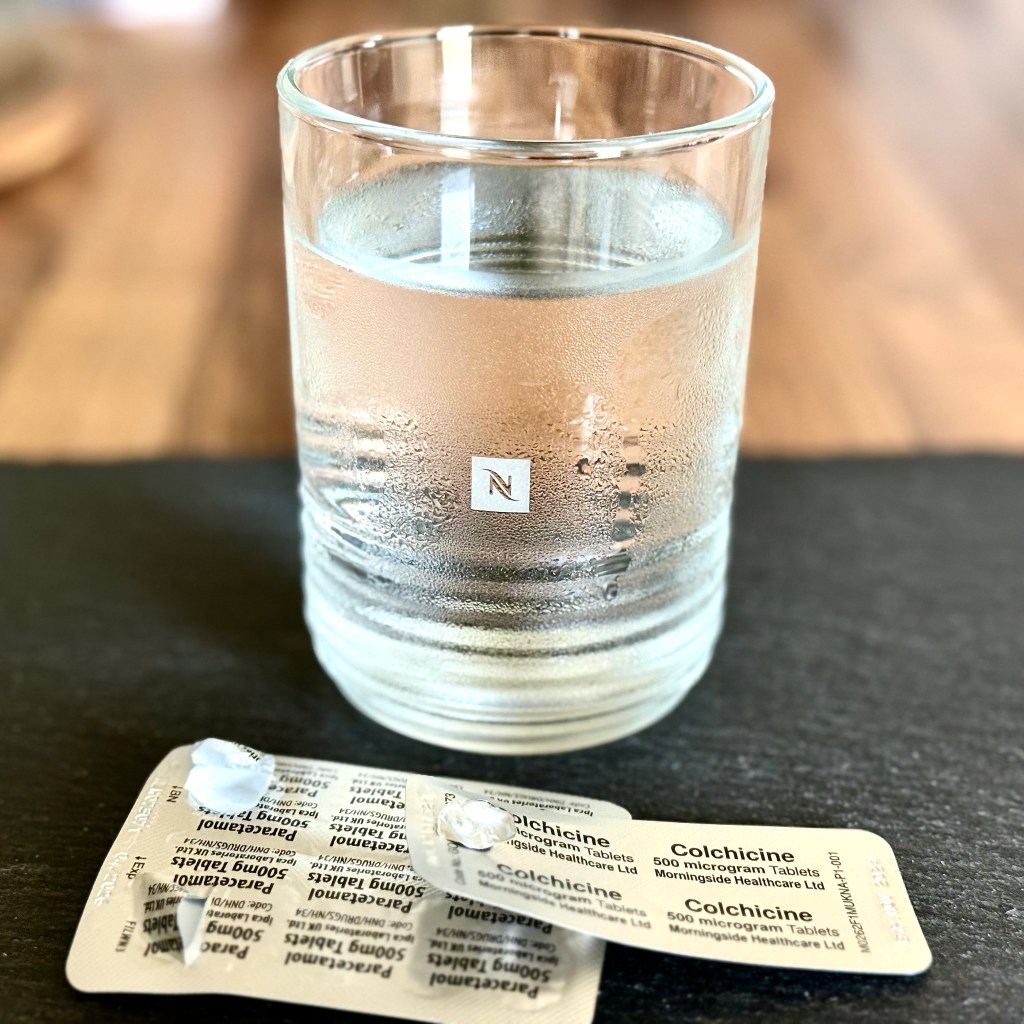 An attack of gout makes me think about the consequences of&nbsp;pain